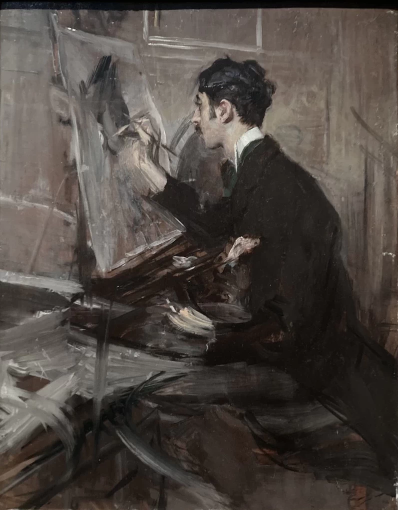 Pittore al suo cavalletto Paul Helleu